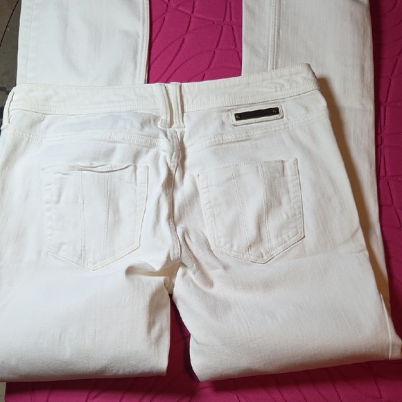 BURBERRY, EARLHAM White Straight Leg Jeans,SZ 31w. - Picture 7 of 8